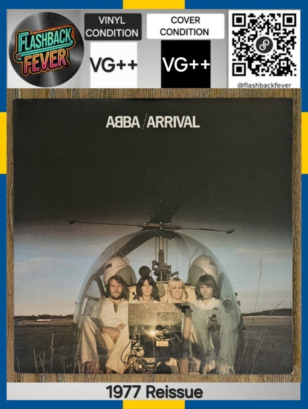 ABBA•Arrival•1977 US Stereo (#SD 18207) Presswell Pressing, Reissue